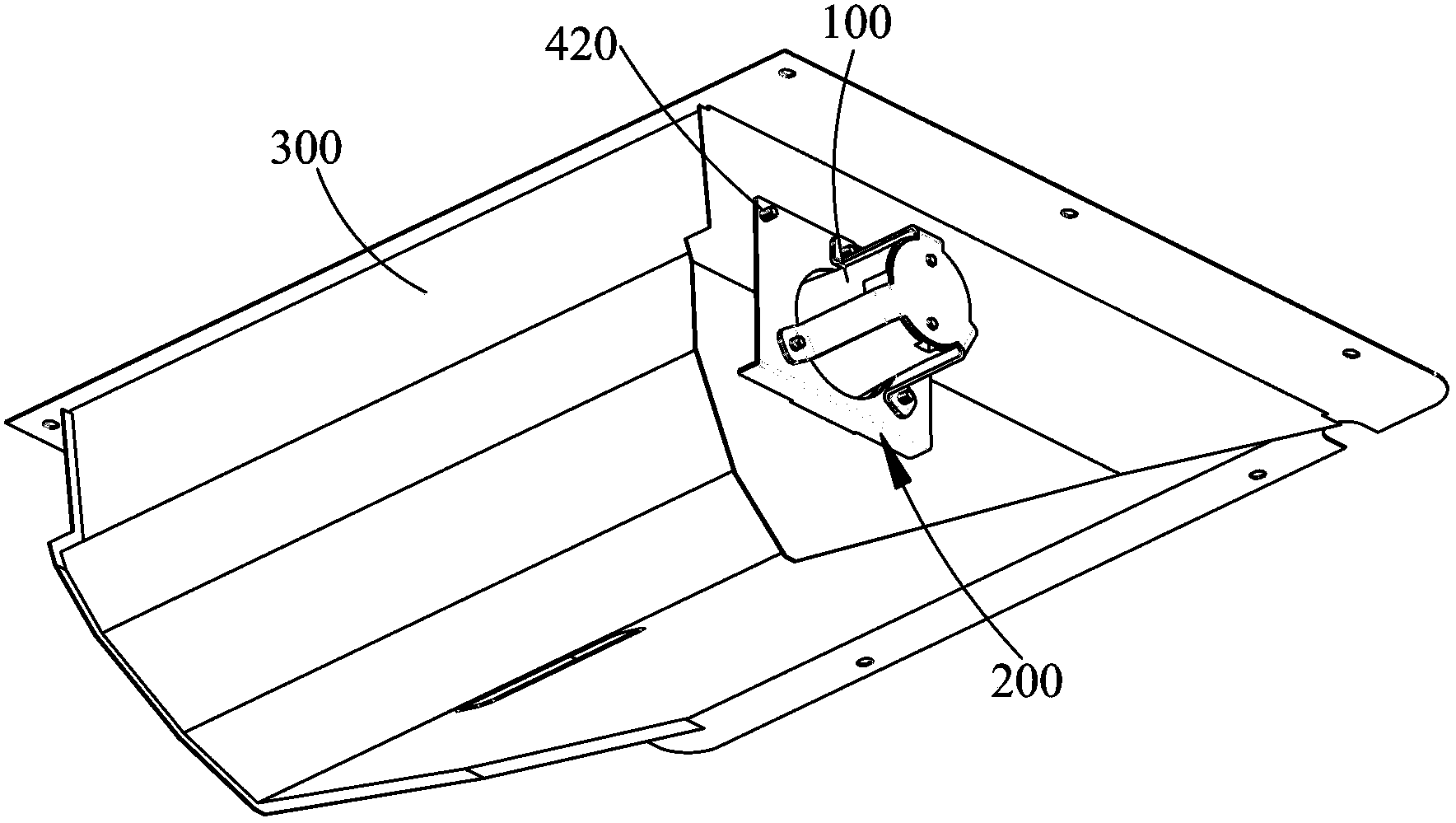 Lamp base mounting structure and lighting lamp