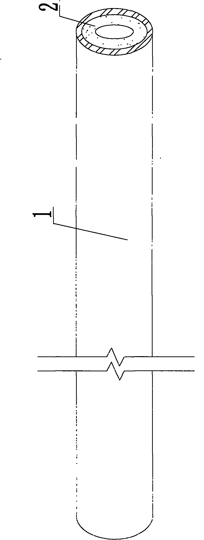 Steel tube-concrete composite structure