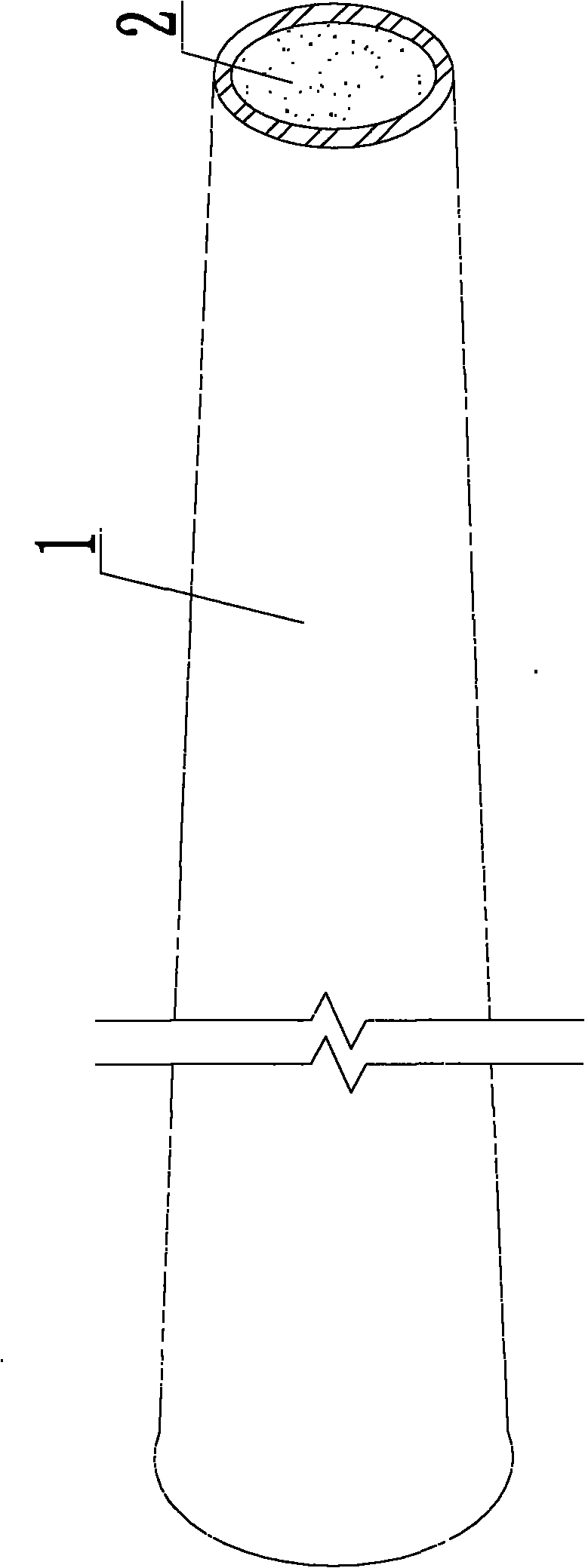 Steel tube-concrete composite structure