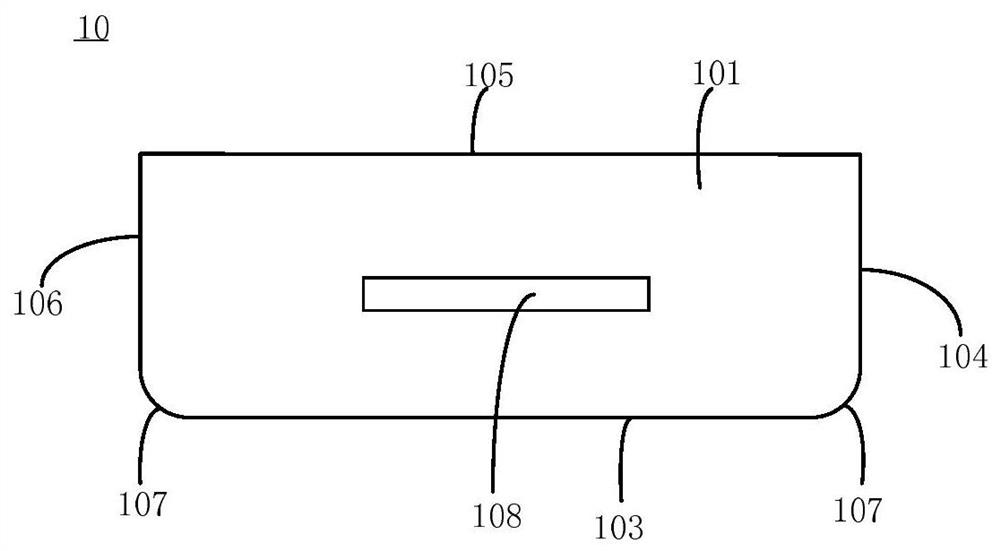 Winding battery cell, battery structure, flexible display device and hot pressing device