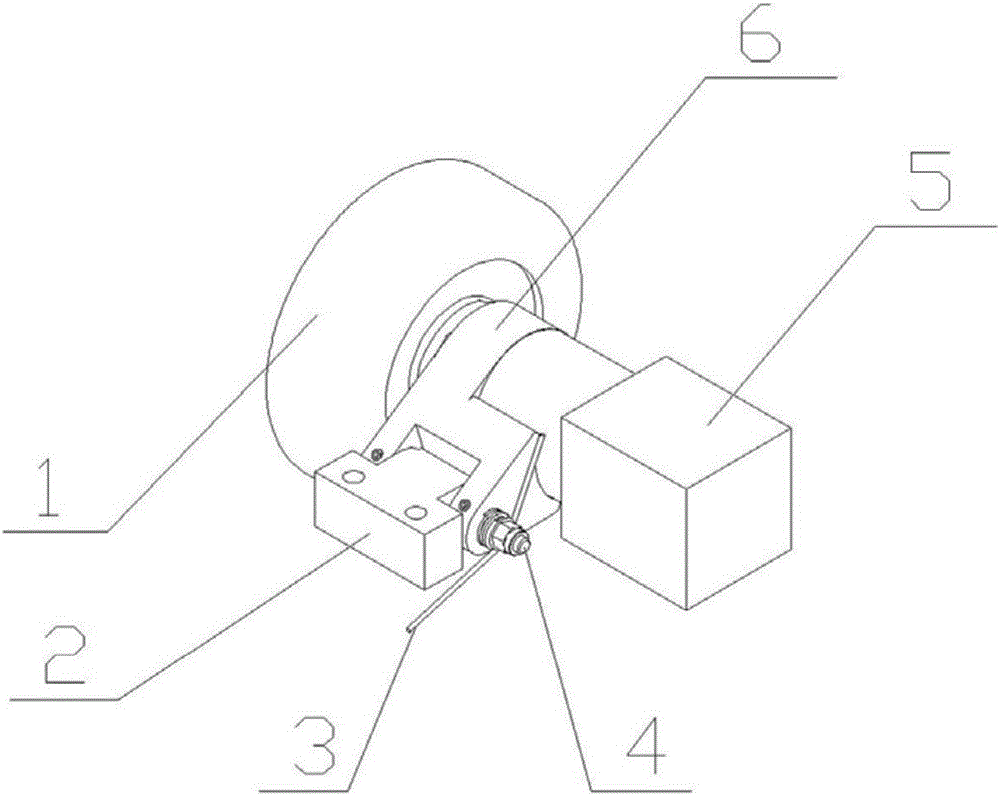 Two-wheel differential motion robot chassis