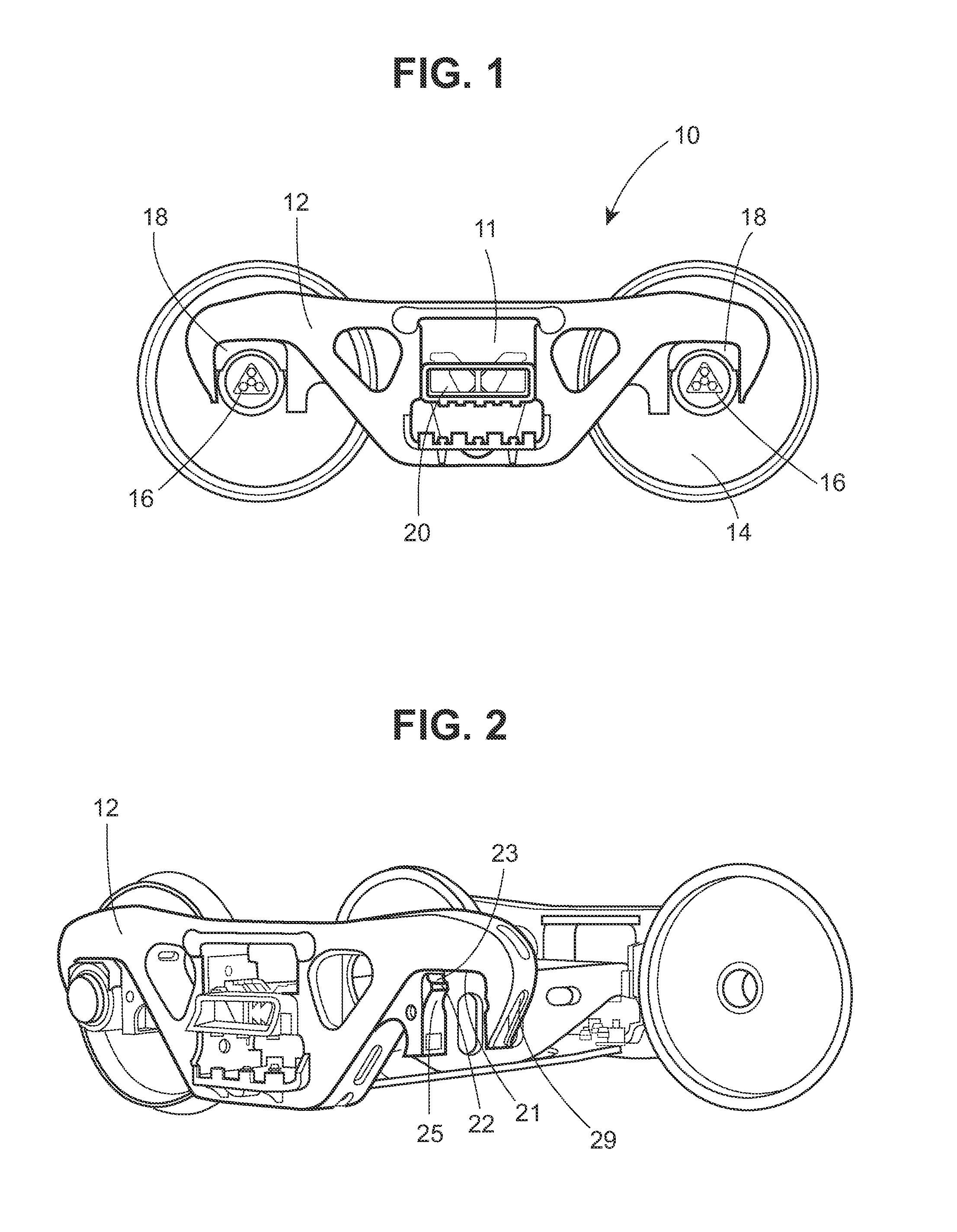 Wheelset to side frame interconnection for a railway car truck