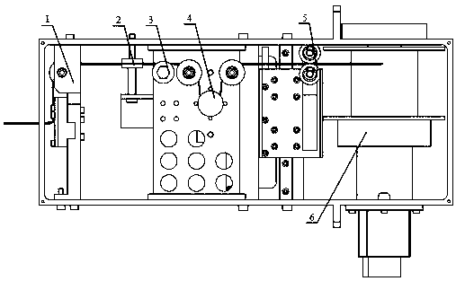 A composite tether retracting device for measuring attitude angle and tension of space tether assembly