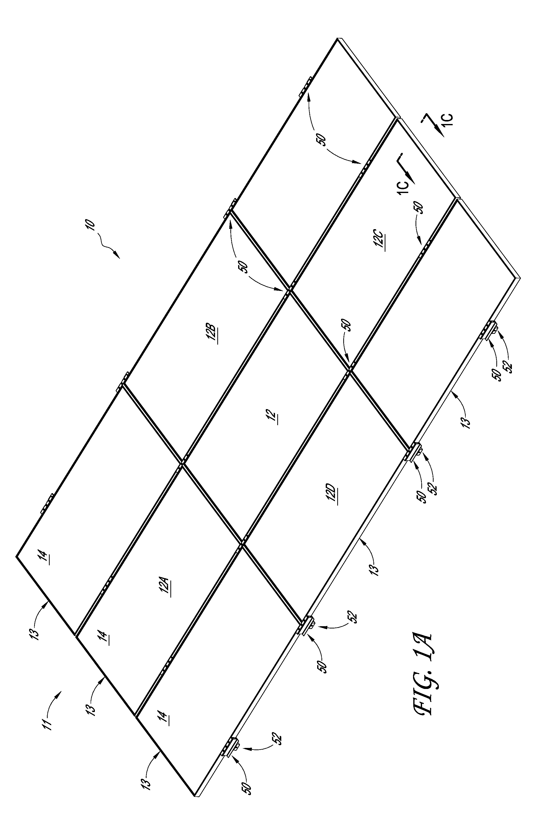 Leveler for solar module array