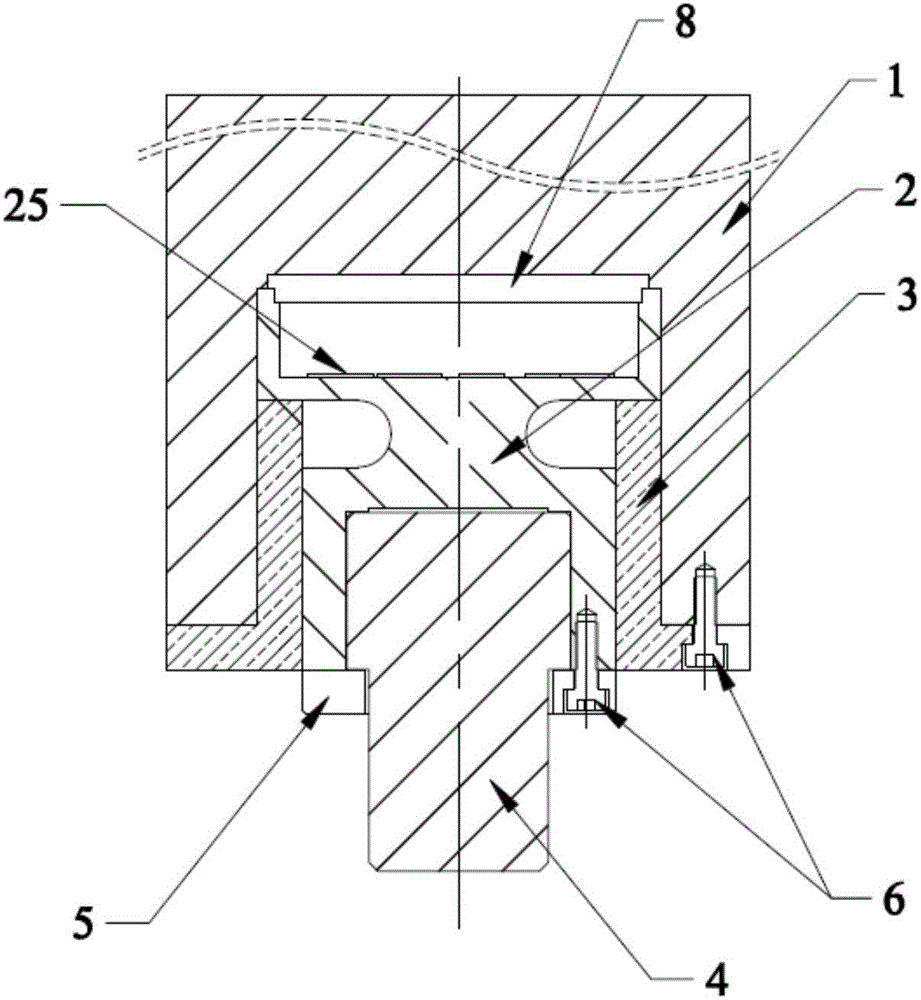 Built-in force sensor capable of directly measuring force