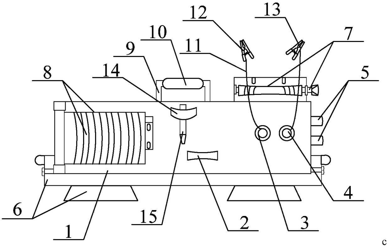 Resistance tester with good antiskd effect and for copper binding wire