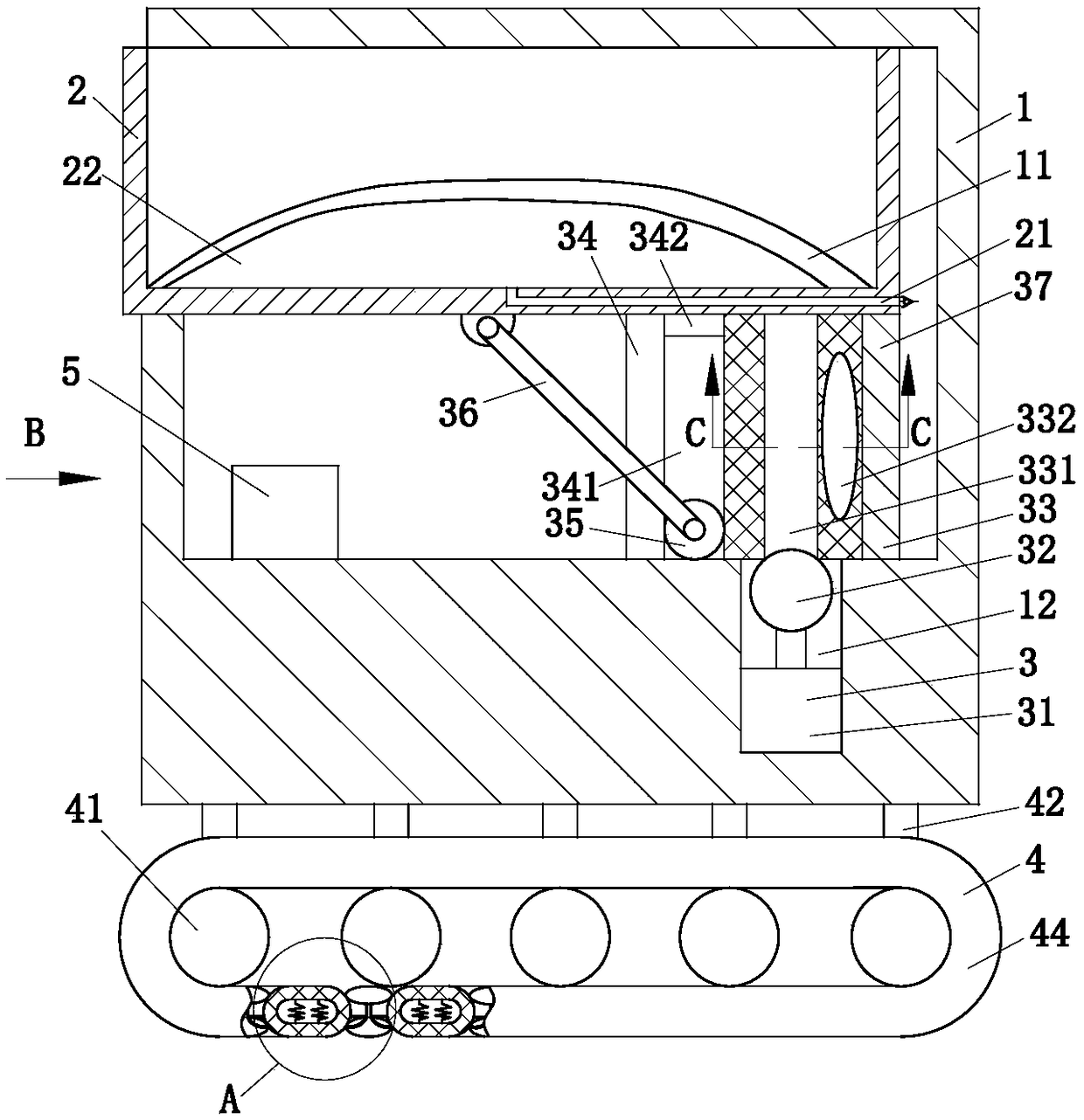 Intelligent movable cabinet