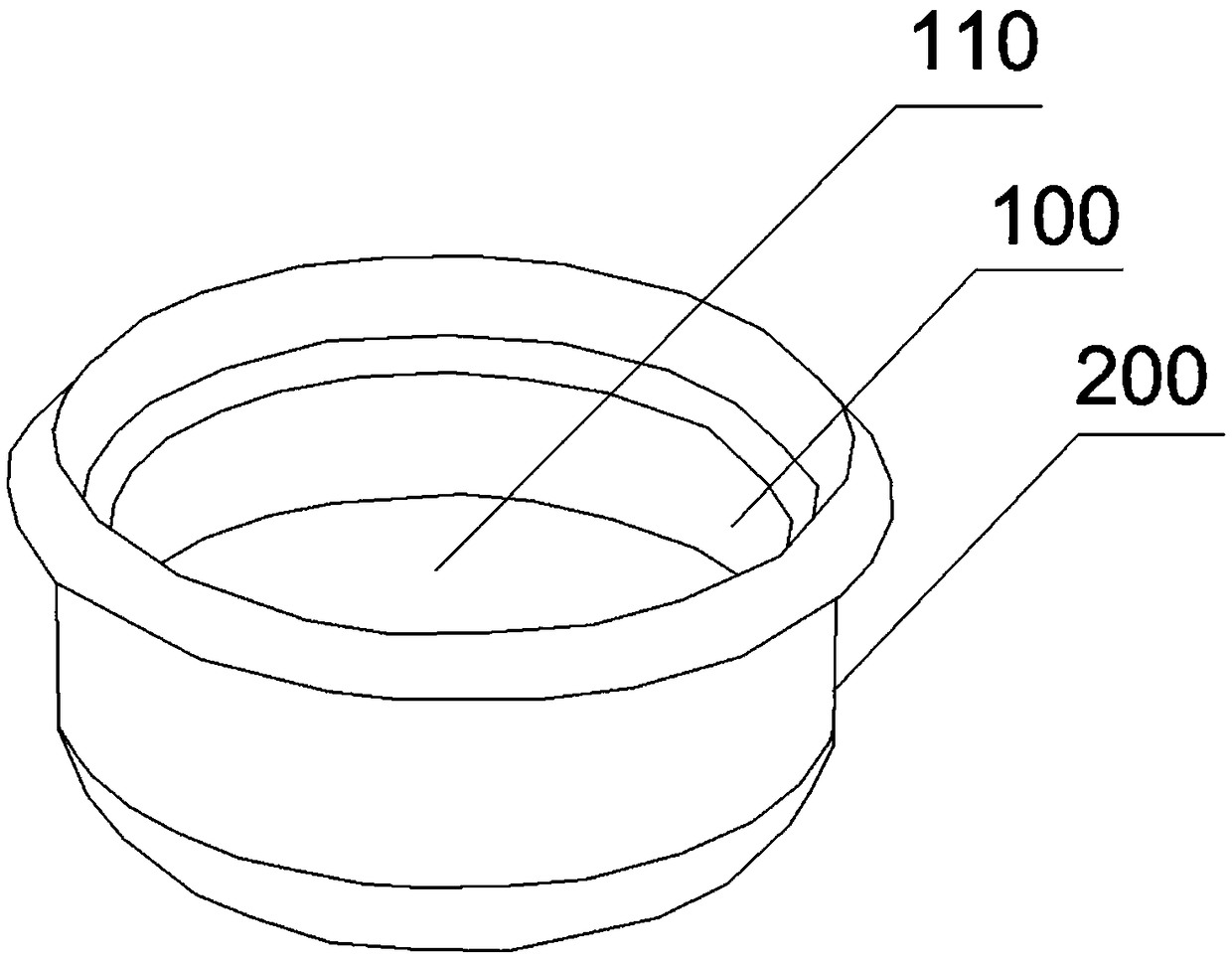 Heating container and electric rice cooker