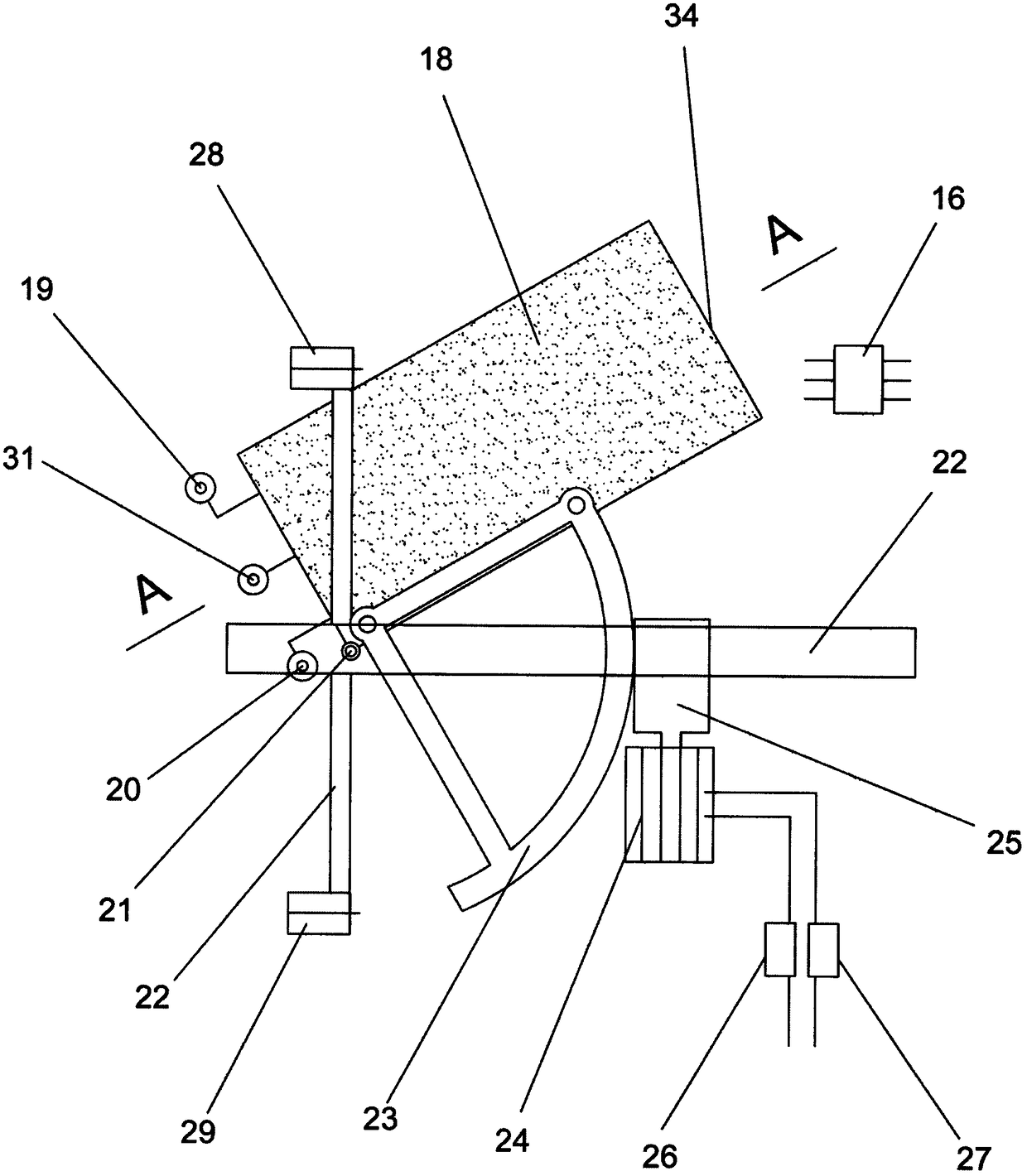 Concentric circular rail type tracking light concentrating device