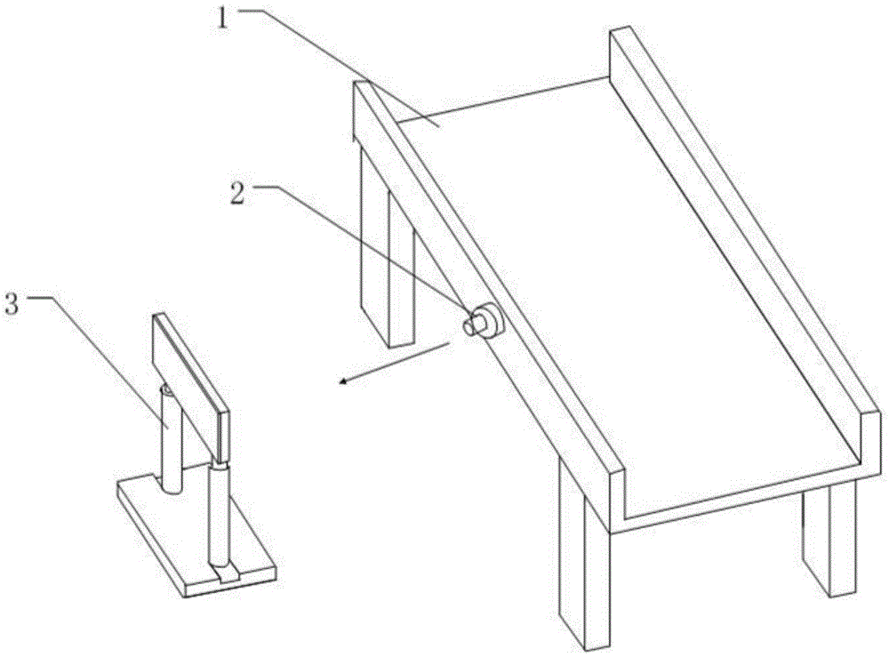 Laser measurement device for simply measuring mechanical vibration amplitude