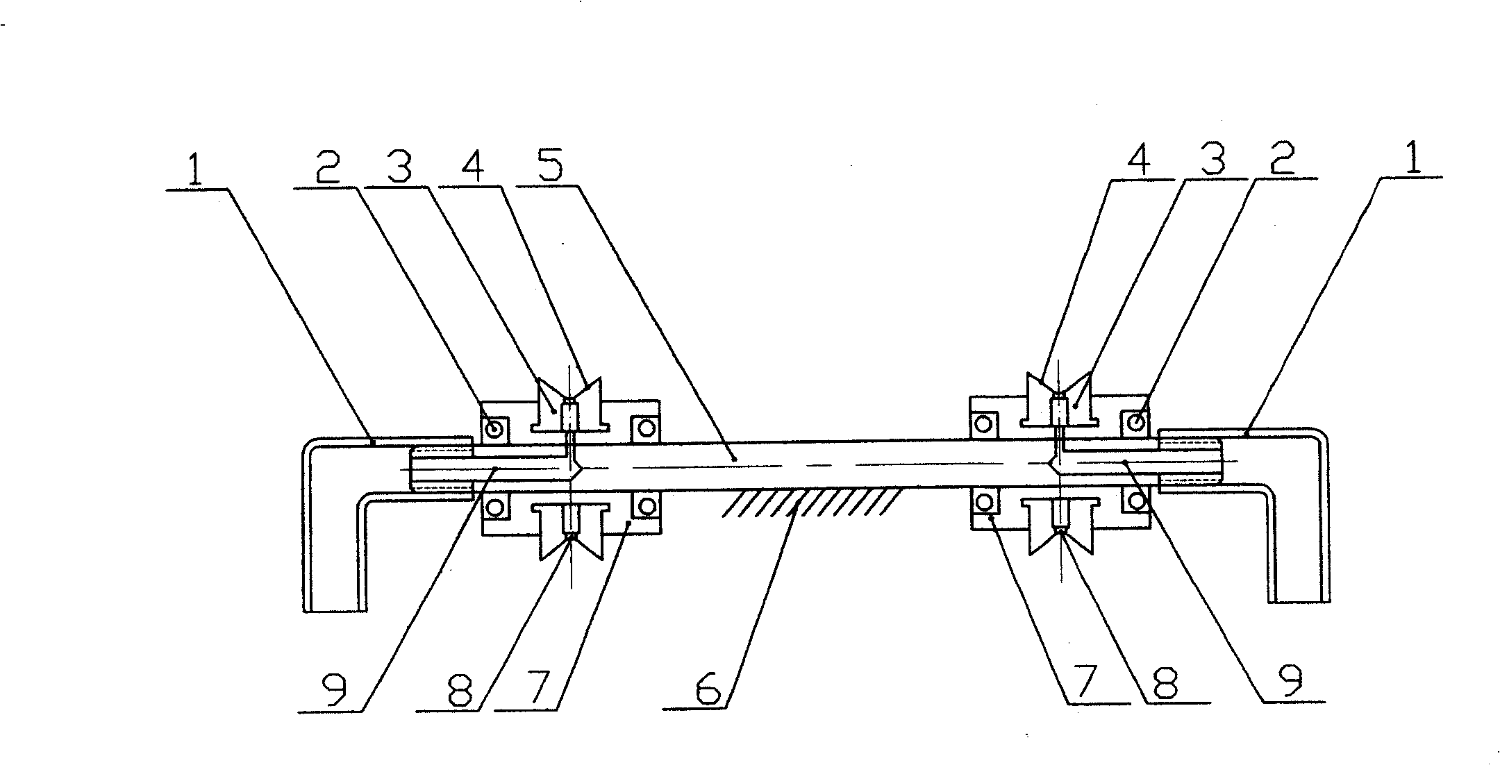 Resilient plate type stereo compact spinning device for spinning machine