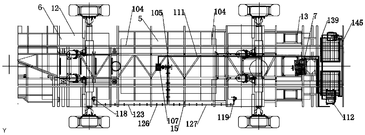 Vehicle-mounted manned high-altitude aircraft deforming fire-fighting electric vehicle