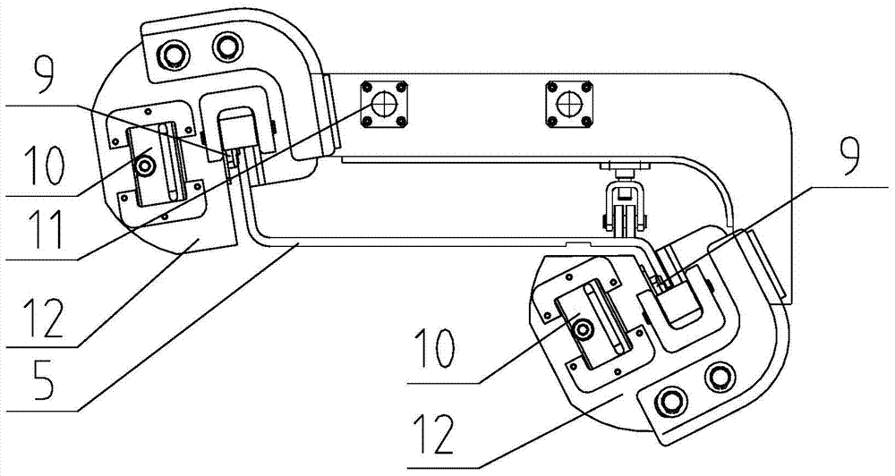 A special straightening machine for frame longitudinal beam flange