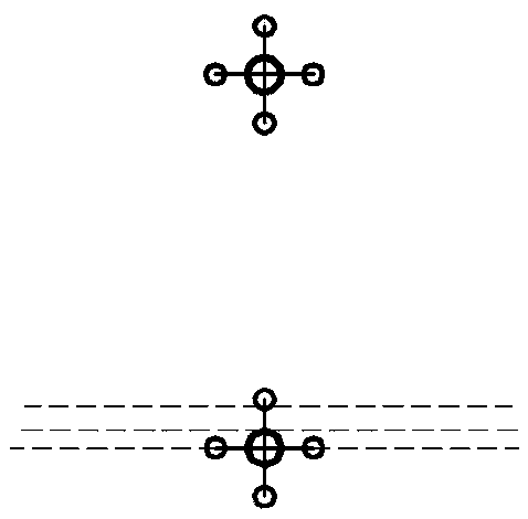 Method for defect searching of power transmission lines of multi-rotor unmanned aerial vehicles