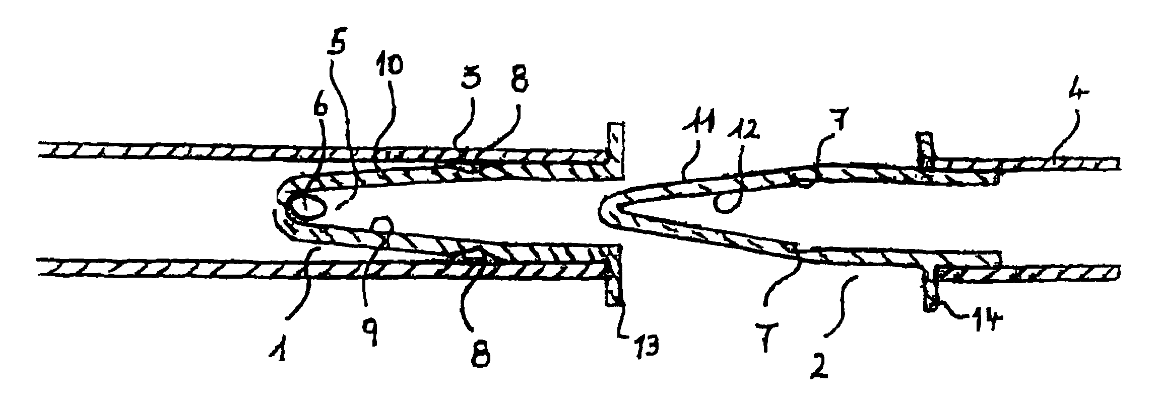 Sterility-maintaining connection system for medical systems and use thereof