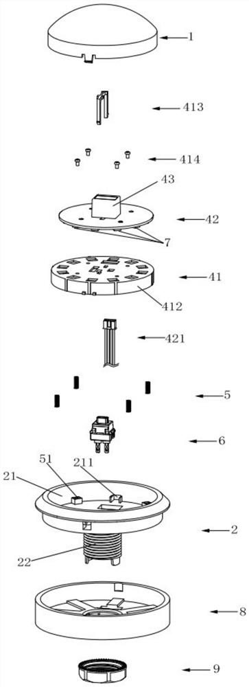 Non-contact button