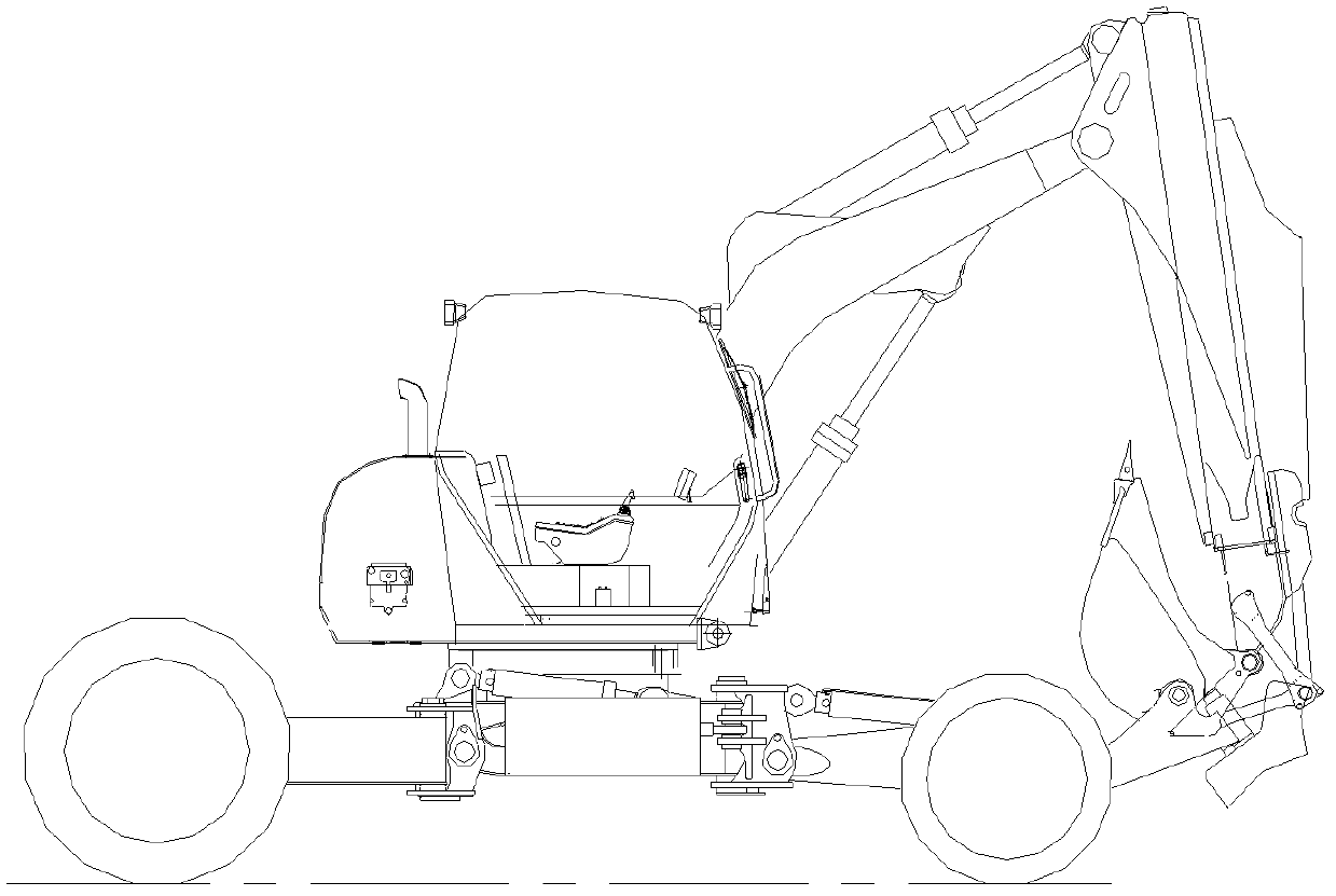 Walking type engineering machinery and temperature-control system thereof