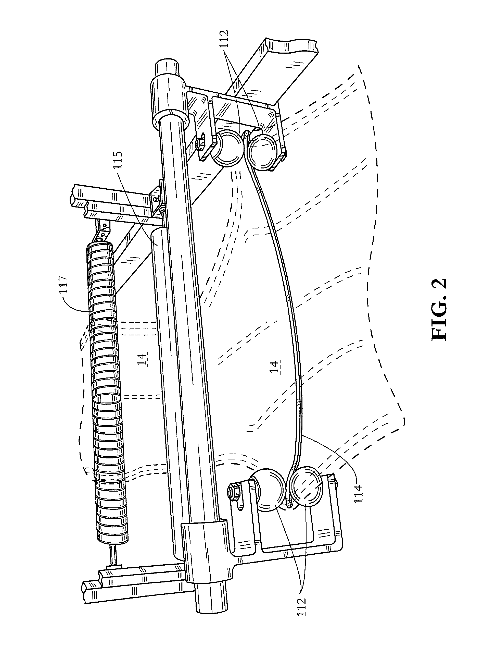 System and method for spray dyeing fabrics