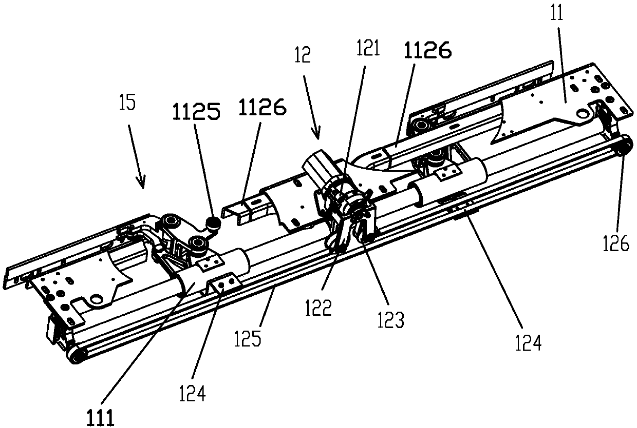 Sliding plug door driving device