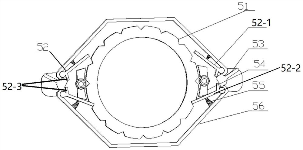 Nuclear power station large horizontal centrifugal pump king bolt stretching labor-saving device