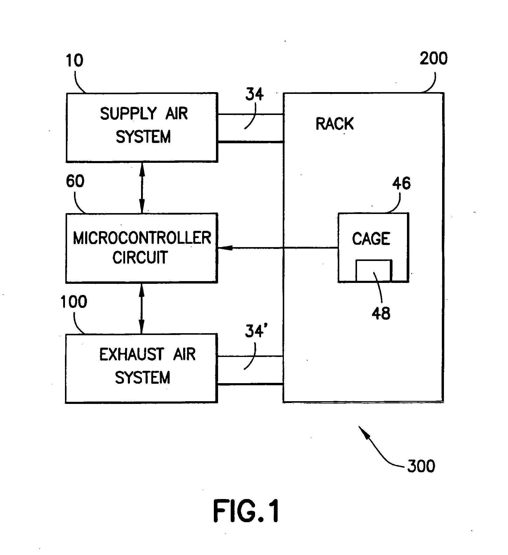 Air flow sensing and control for animal confinement system