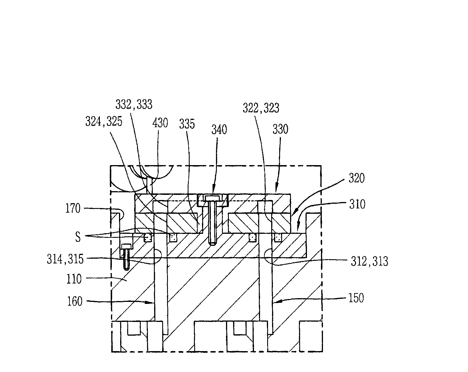 Capacity varying device for a scroll compressor