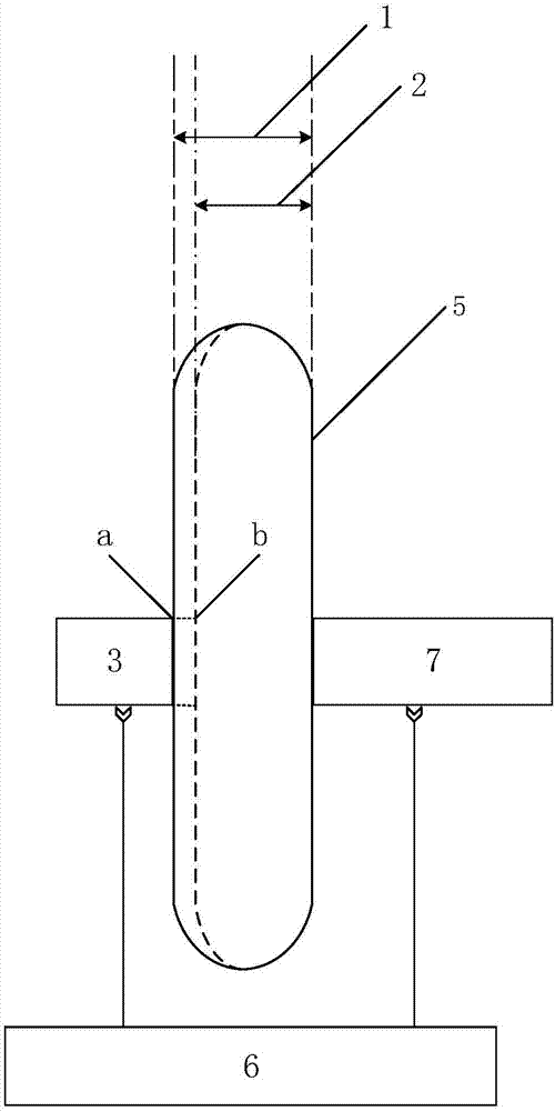 Method for measuring content of free hemoglobin in blood bag by double-light-path fluorescent light intensity