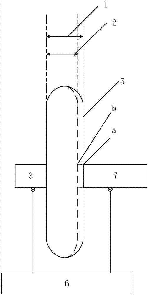 Method for measuring content of free hemoglobin in blood bag by double-light-path fluorescent light intensity