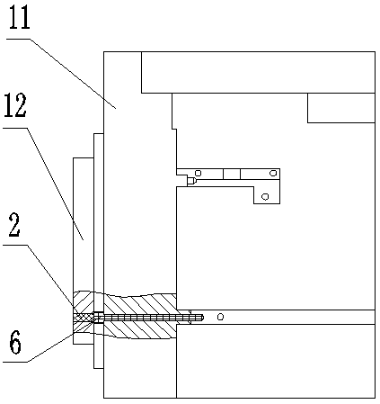 A flexible locking positioning device and positioning method for blade air film hole processing