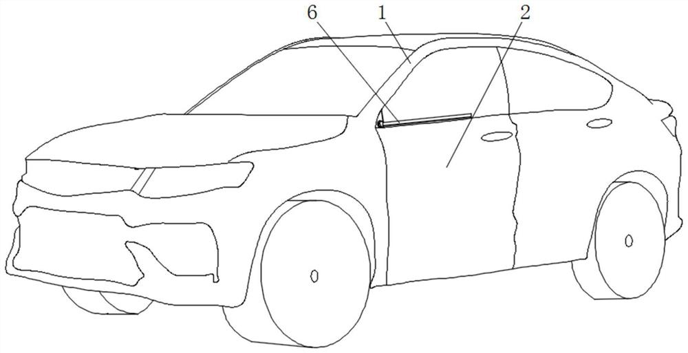 Automobile side window glass cleaning device