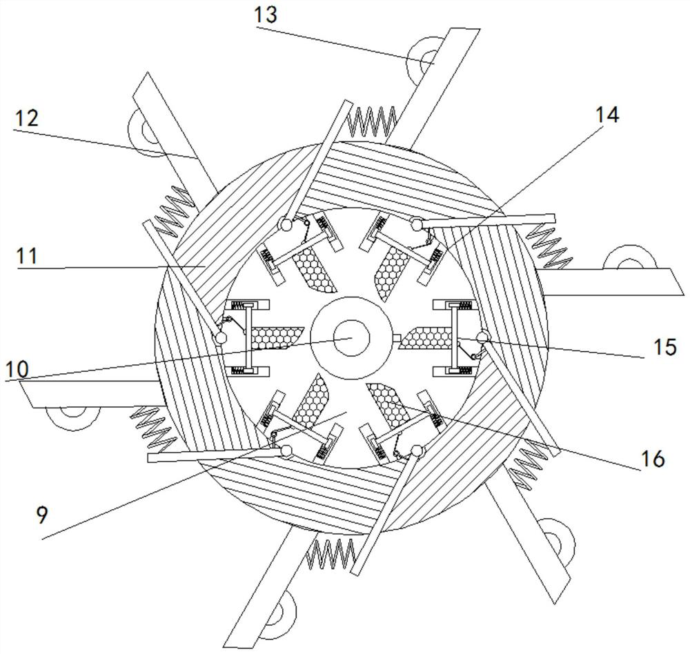 Device for classifying express items transported to same area according to size and weight