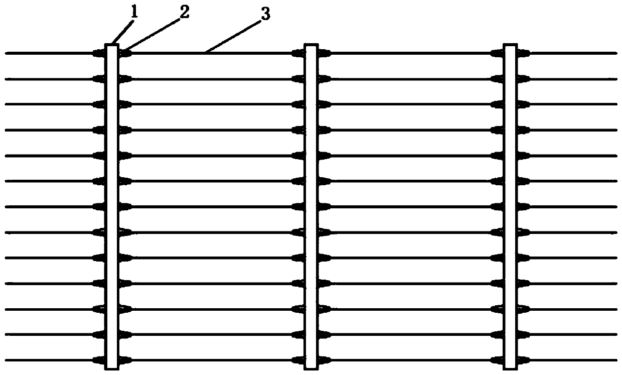 Electrode structure of high-efficiency solar cell suitable for step-by-step printing