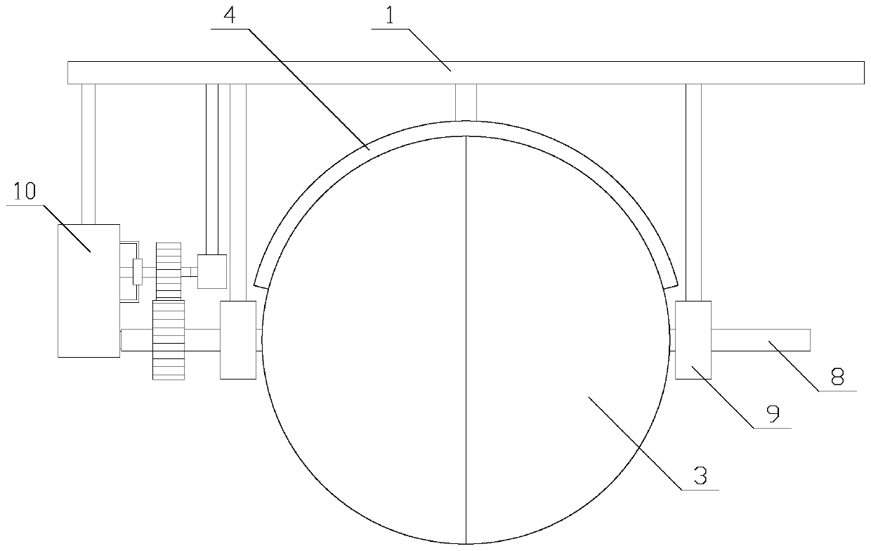 Heat dissipation type intelligent monitoring system with dust removal function