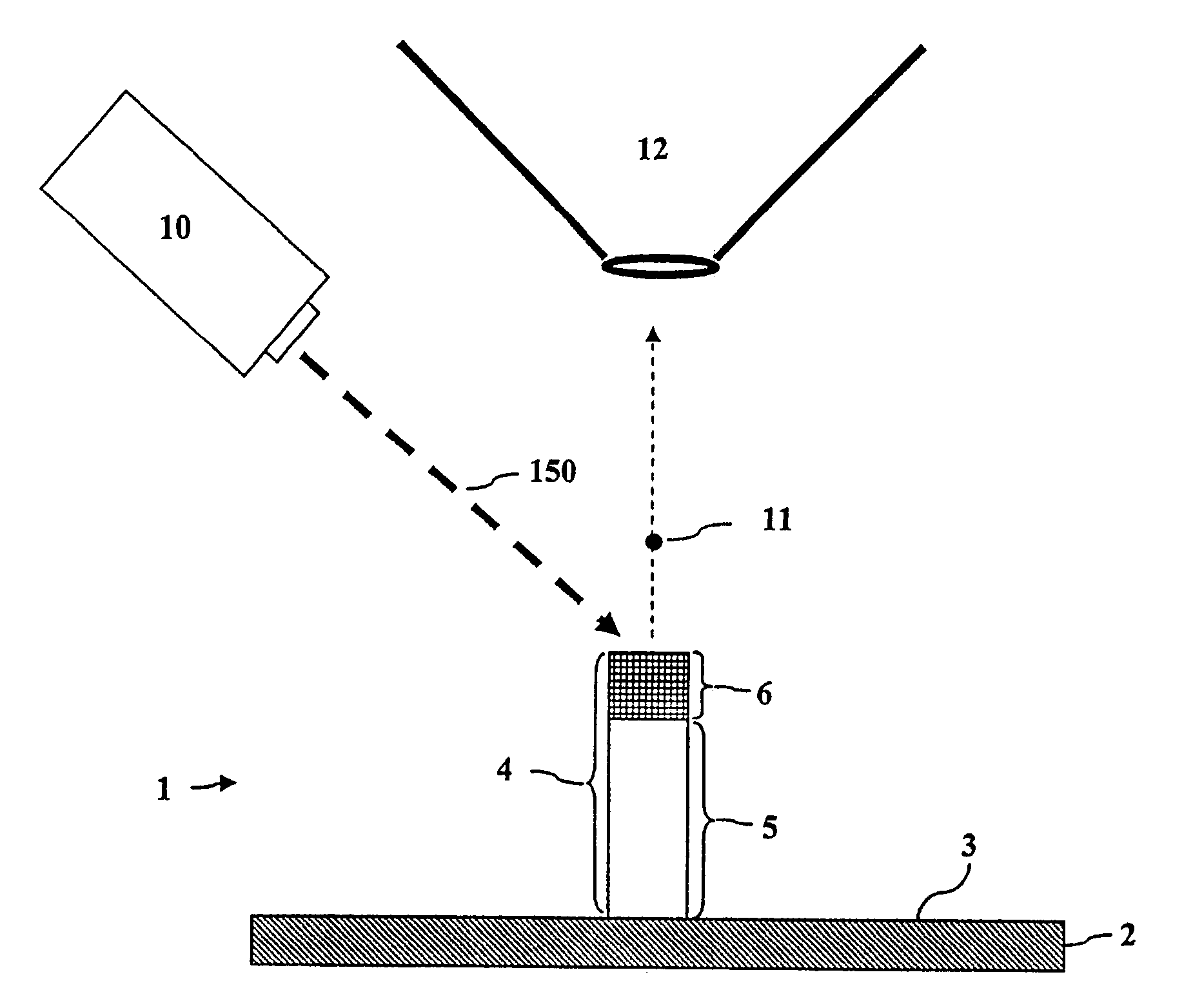 Ion detection using a pillar chip