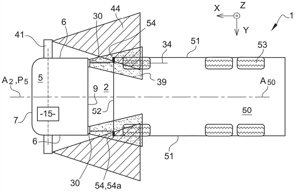 A vehicle comprising a trailer angle determining system