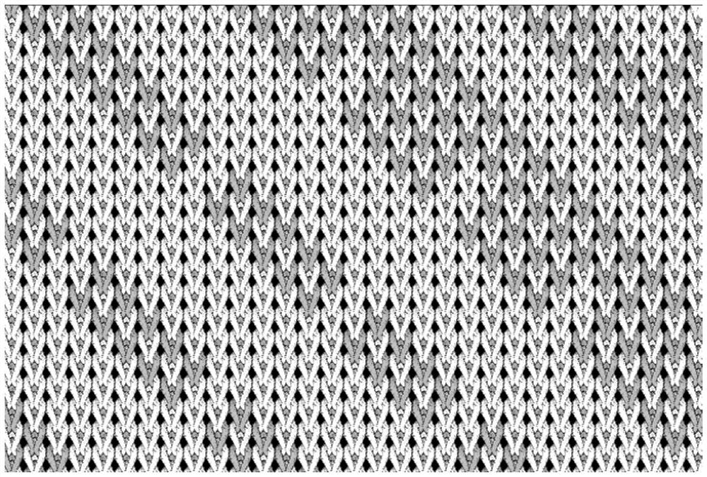 Knitting process of environment-friendly breathable jacquard fabric