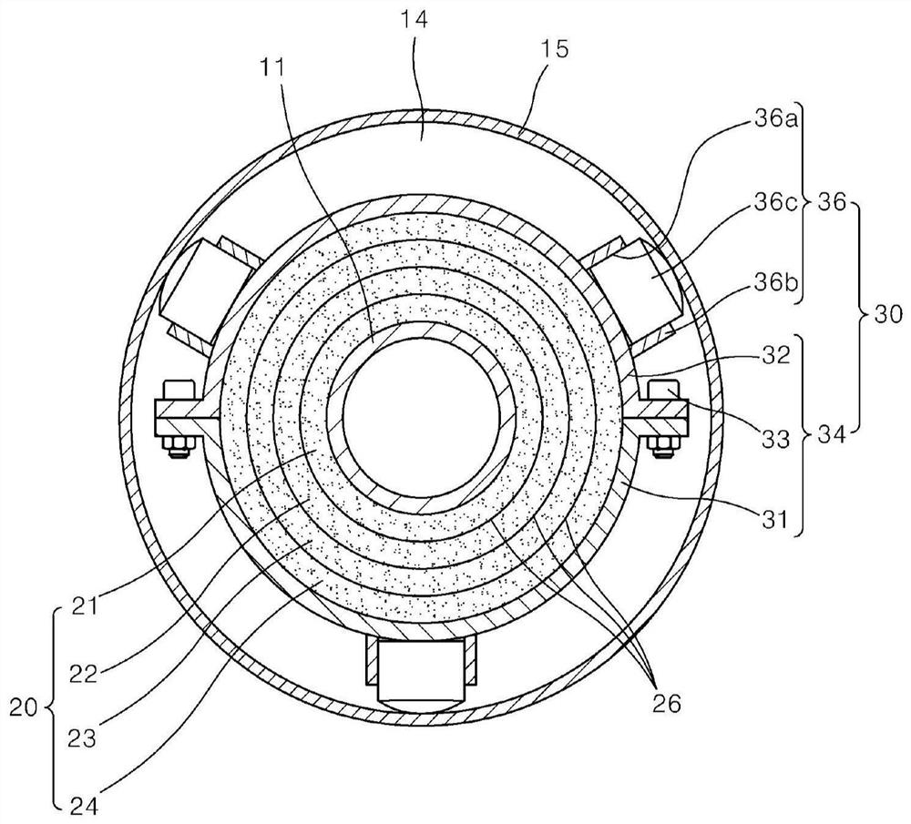 Liquefied natural gas transfer pipe for supplying fuel of ship engine