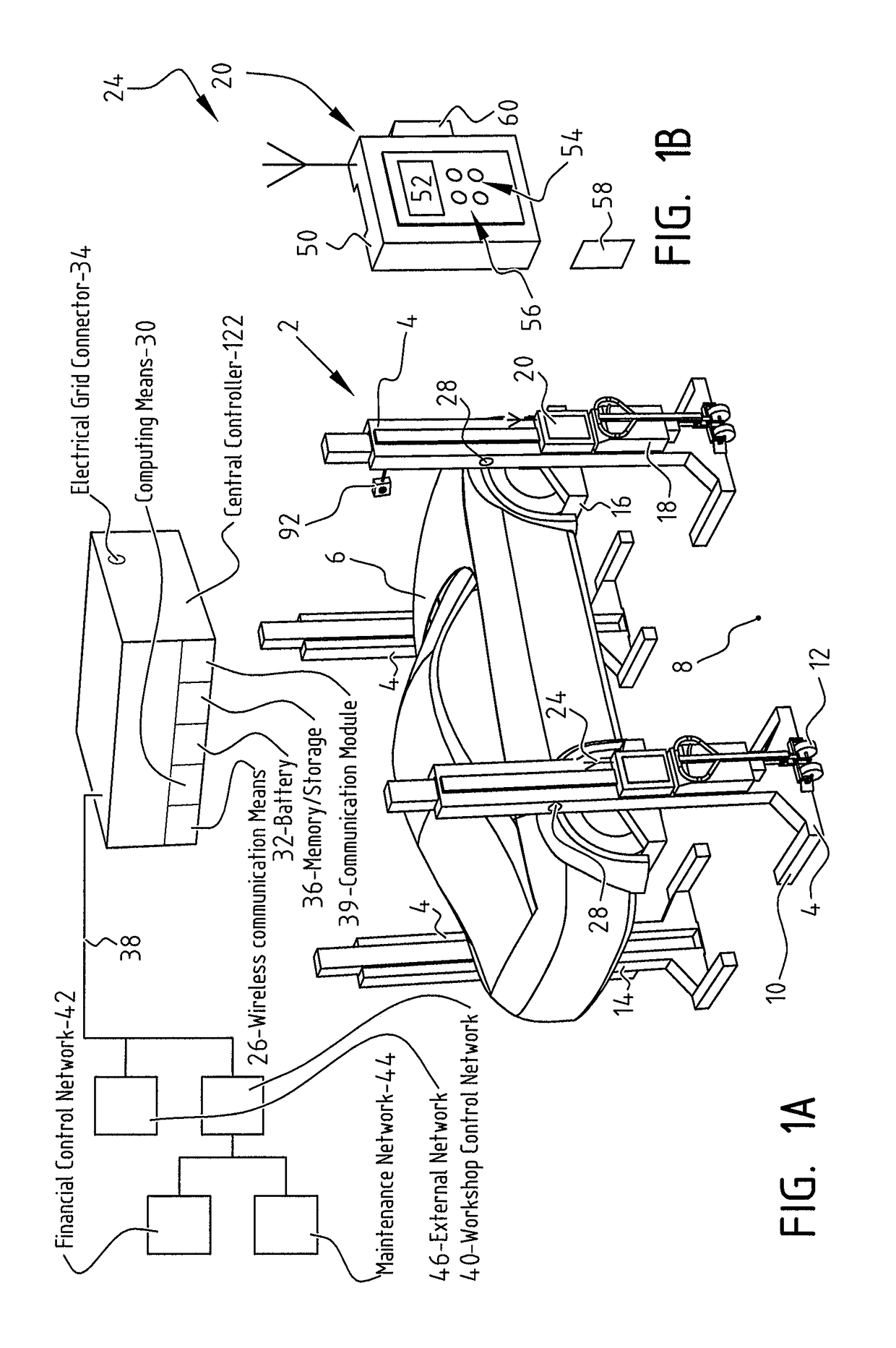 Vehicle lifting system with central controller and method of use thereof