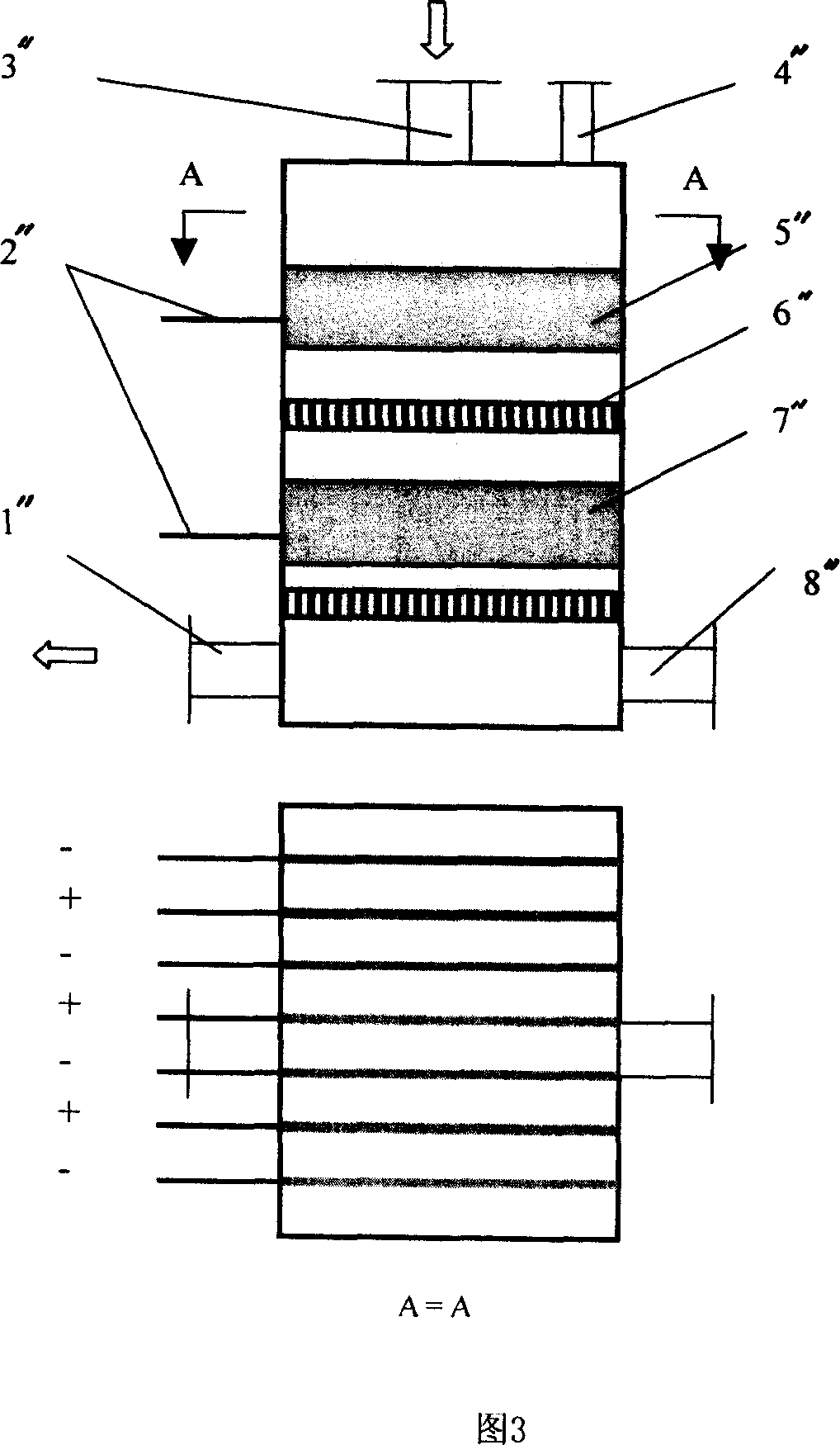 Method for eliminating oxynitride from air flow and the special equipment thereof