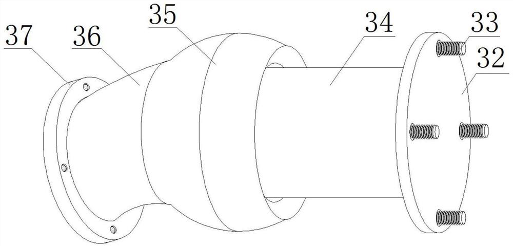 Tungsten powder carbonization device in tungsten carbide production and implementation method of device