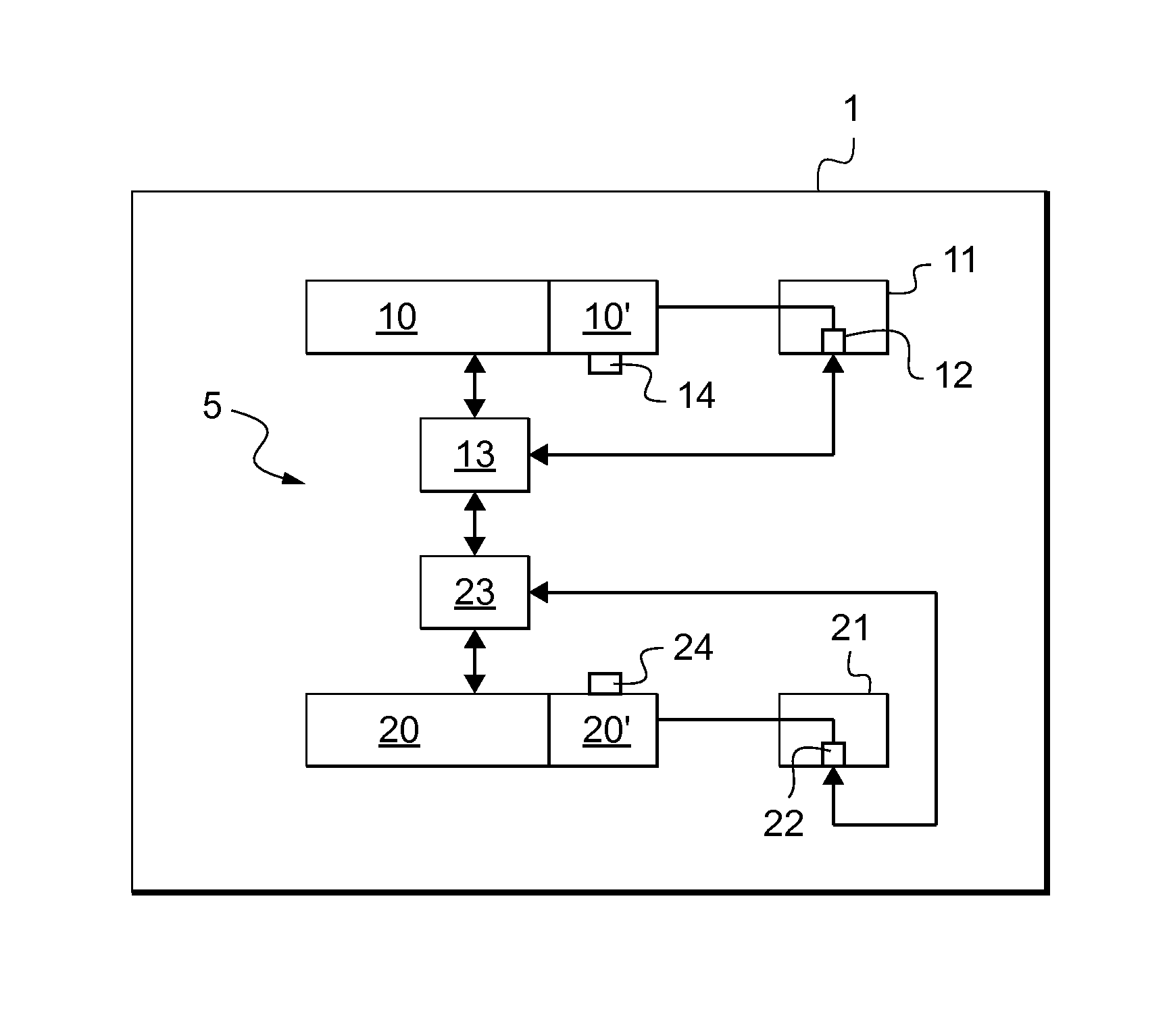 Control method for an overspeed safety system, and an associated system and aircraft