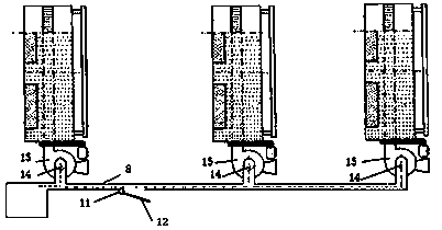 Integrated granular fuel oolong tea green making system for heat exchange and heat supply channels