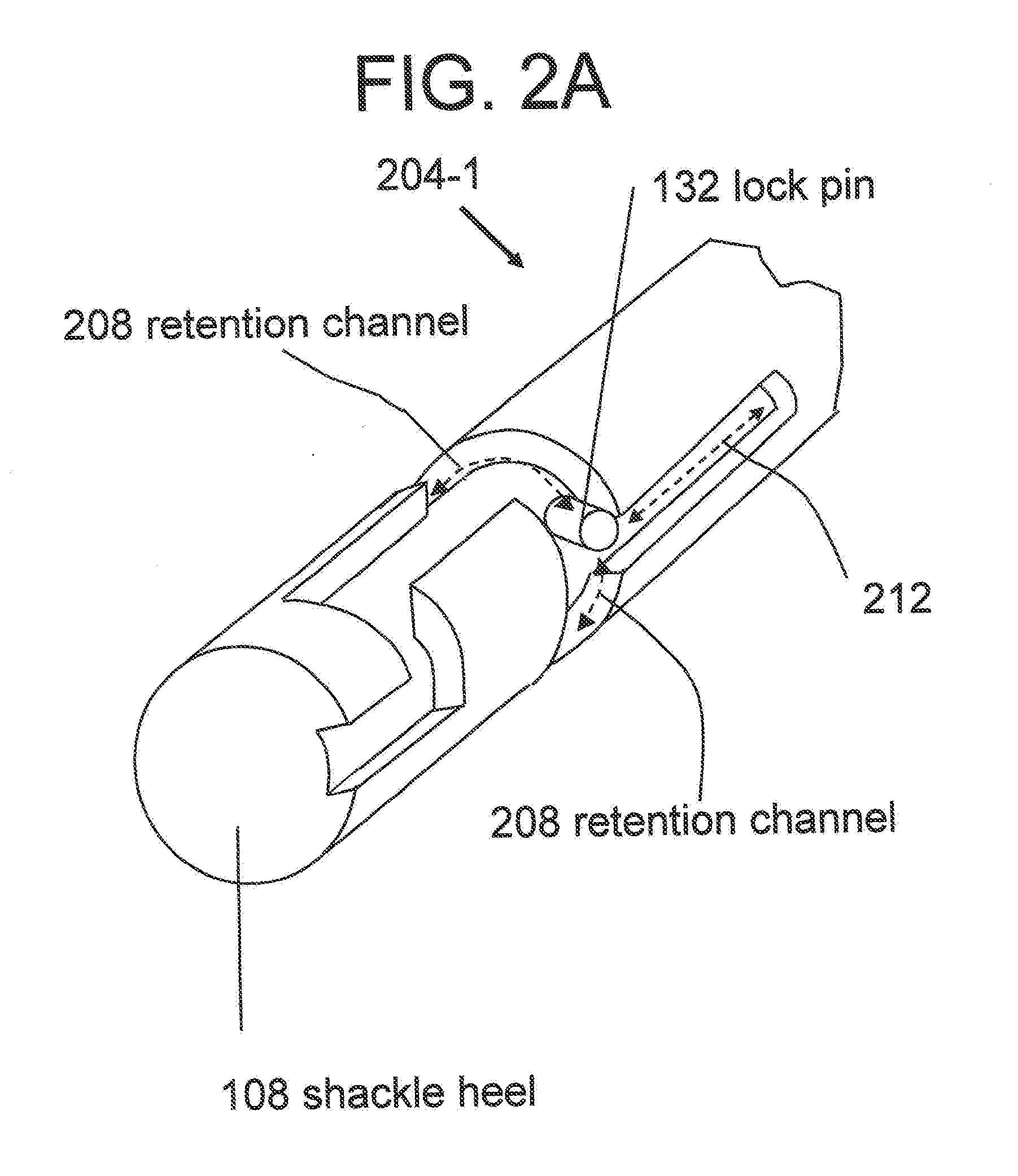 Replacement Shackle for Portable Lock