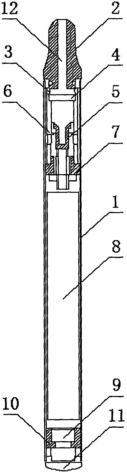 Novel ceramic-core disposable electronic cigarette