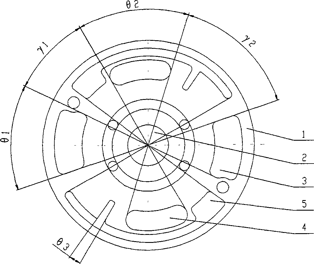 Oil distributing tray with pressure equilibrium chamber