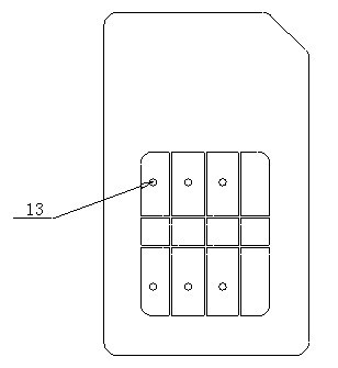 Method for encapsulating and manufacturing glue perfusion molded SIM (subscriber identity module) film card with flip naked chip