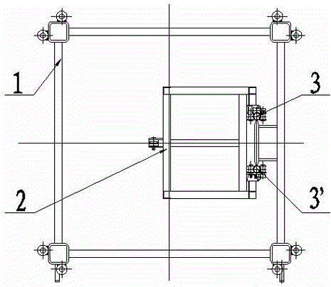 Building tower crane manned lifting basket