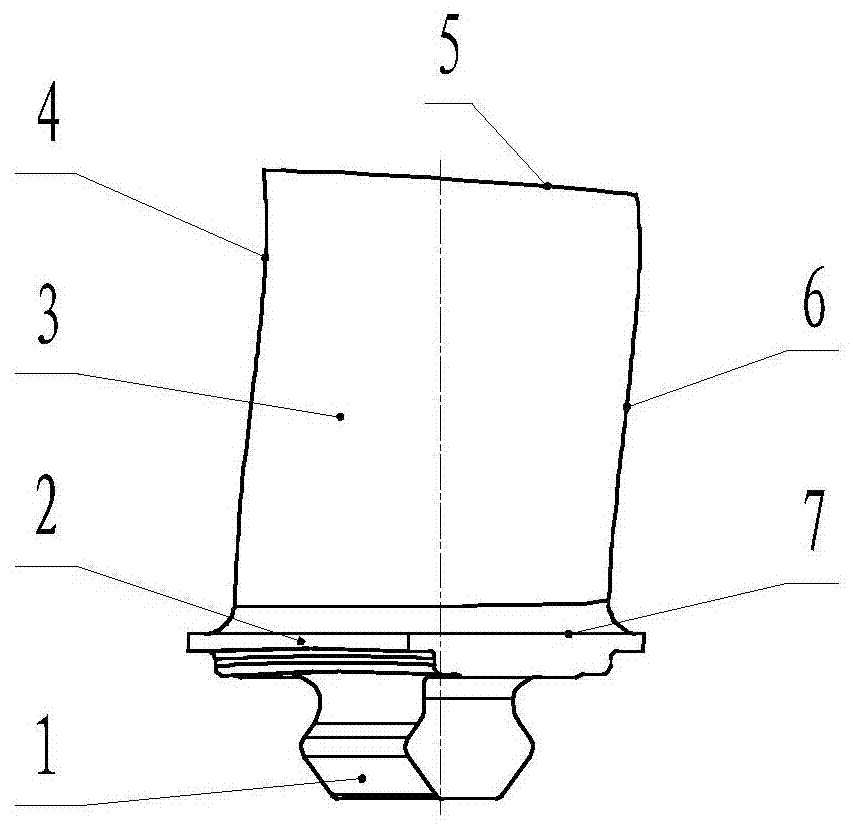 A processing method for arc tooth tenon blade of aero-engine compressor