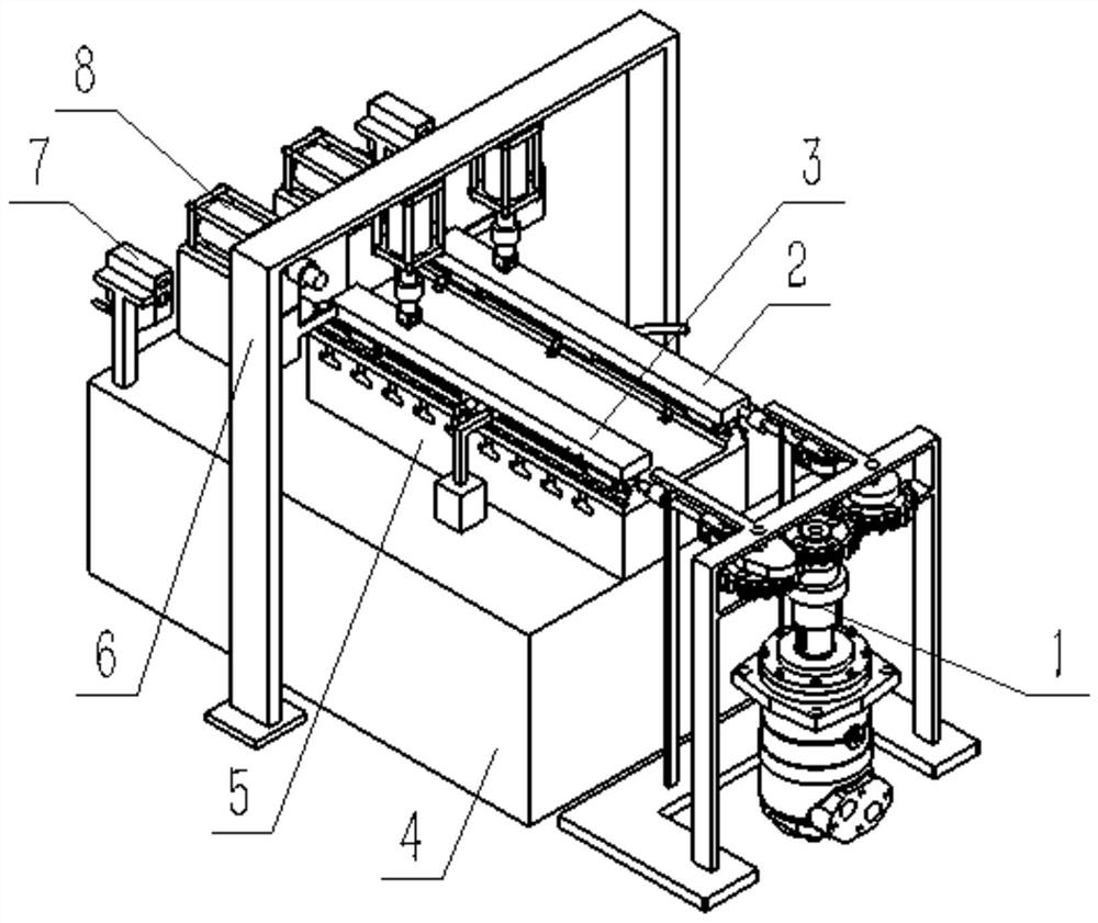 Device and method for detecting performance of linear guide rail pair clamp