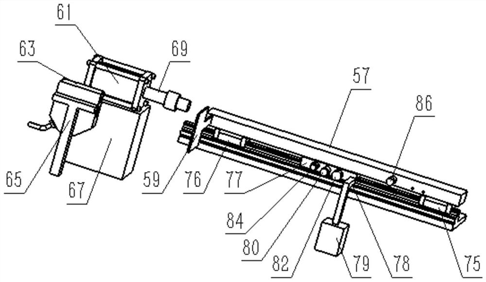 Device and method for detecting performance of linear guide rail pair clamp